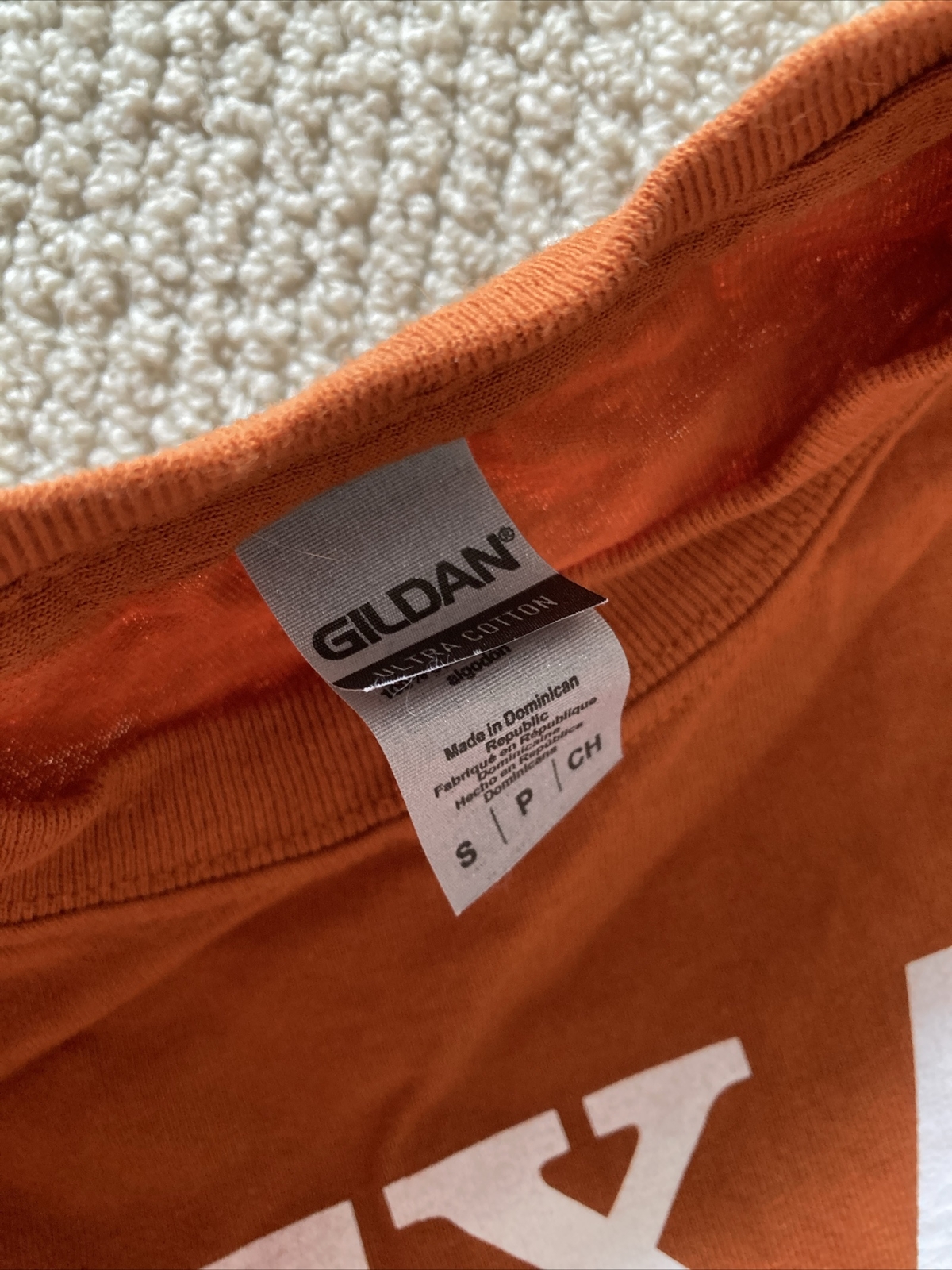 NEW Gildan Texas Physics UT Longhorns T-Shirt Size Small Unisex Burnt Orange gallery