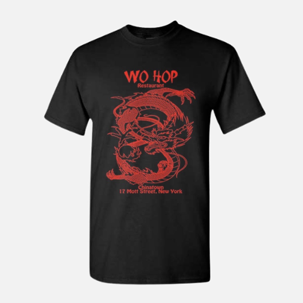 Wo Hop Restaurant Chinatown NYC Men’s Black Size S-5XL