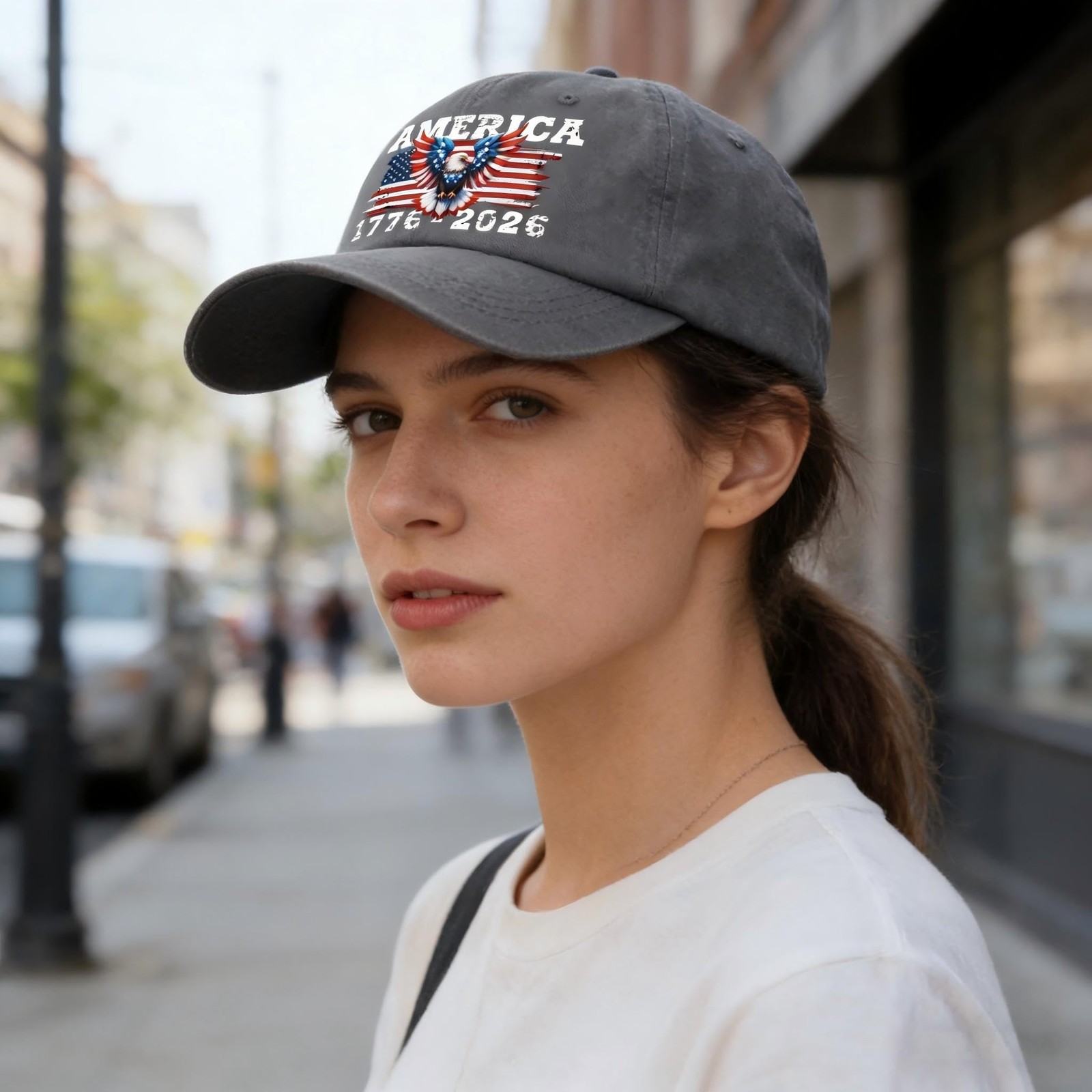 250th Anniversary USA Hat, Adjustable 250th Anniversary USA Retro Baseball Hat gallery