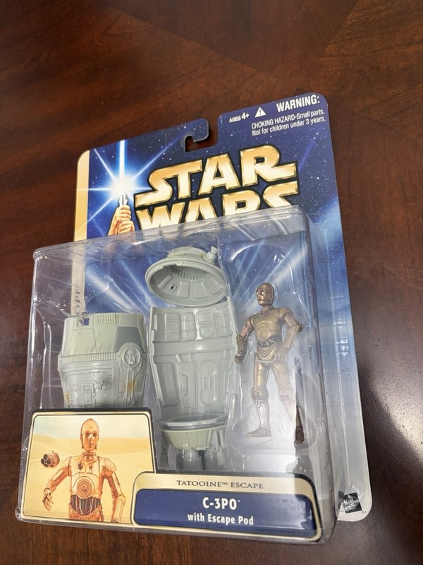 C-3PO With Escape Pod Tatooine 2003 Star Wars A New Hope New Sealed eBC3-6