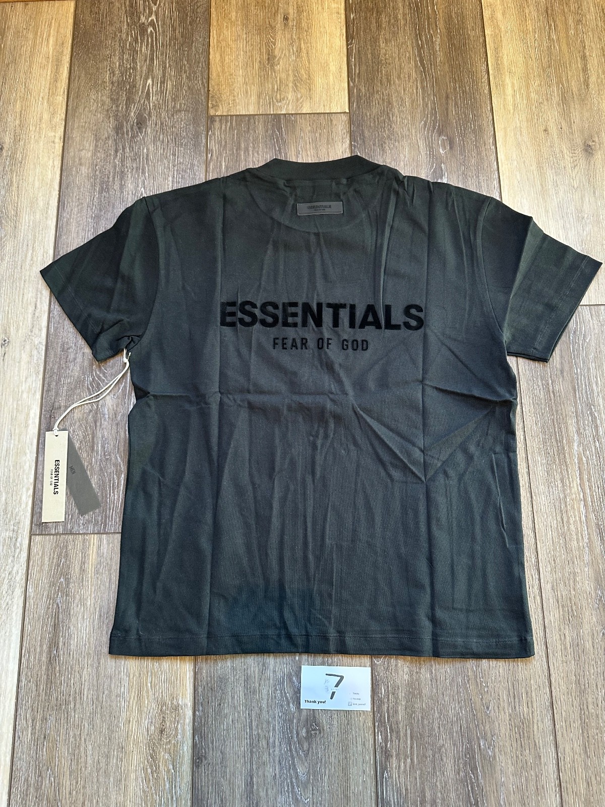 Fear of God Essentials Black Short Sleeve T-Shirt Sizes: XS-XL gallery
