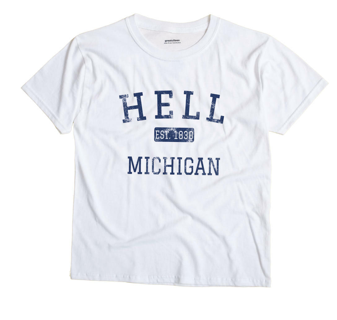 Hell Michigan MI T-Shirt EST
