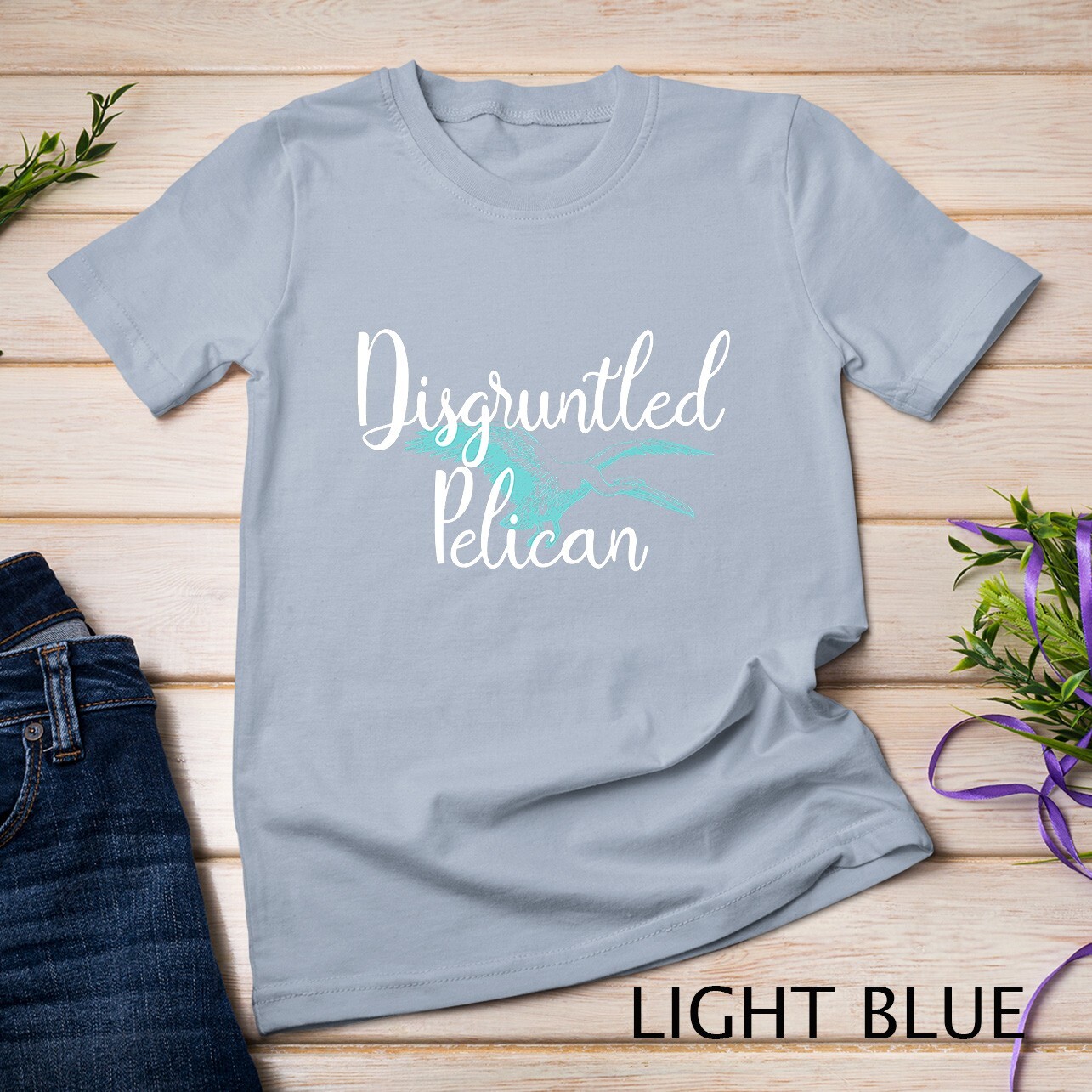 Disgruntled Pelican Funny Quote Premium Unisex T-shirt gallery