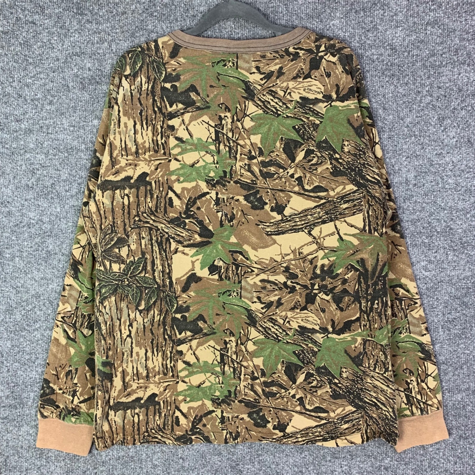 Vintage Spartan Realtree Como Long Sleeves Pullover Shirt Mens L/XL USA MADE gallery