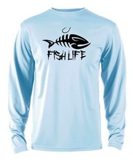 Microfiber Long Sleeve Performance UPF Fishing Boating Shirt