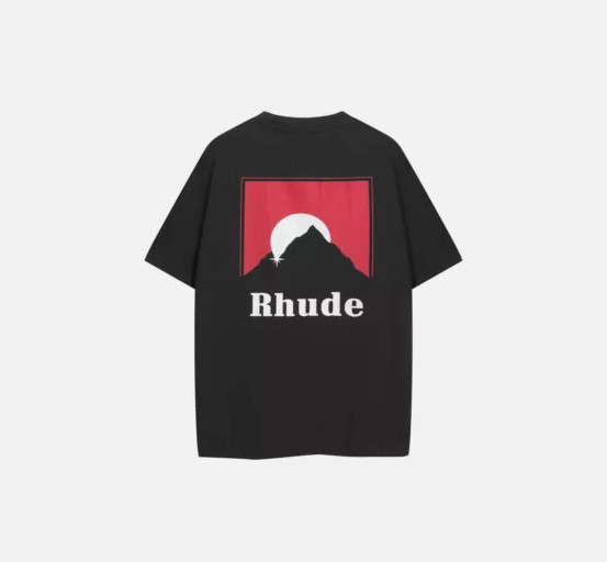 NEW Men Women RHUDE High Quality Loose Leisure Cotton Short Sleeve T-Shirt S-XL gallery