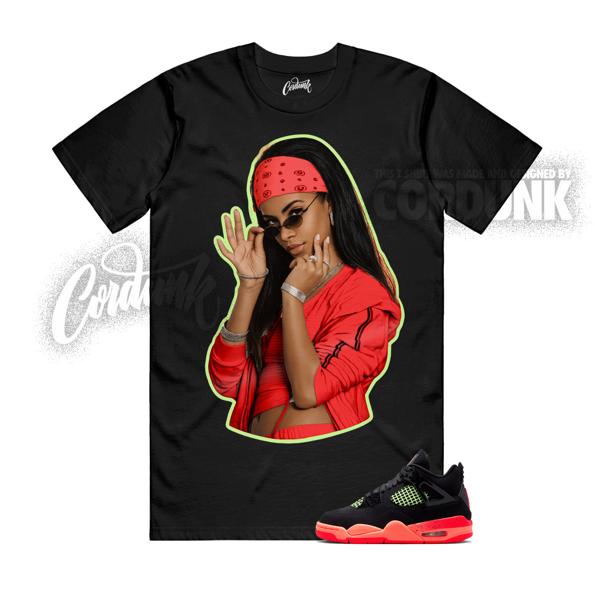 4 Black Infrared Barely Volt Infrared Bright Mango 23 T Shirt Match LIYAH gallery