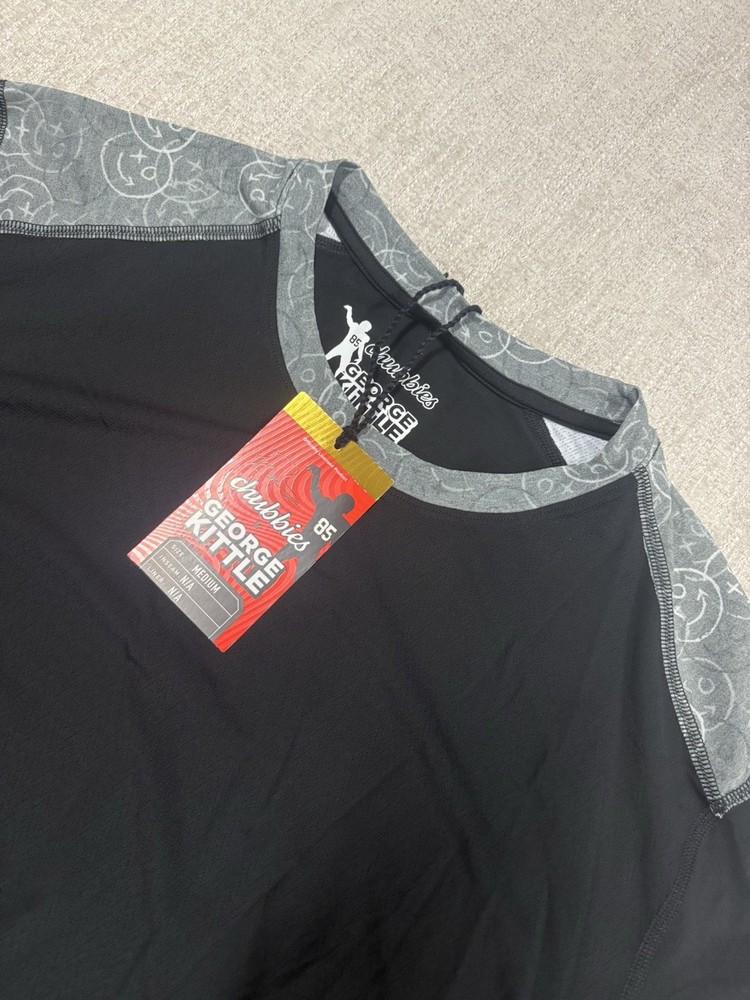 NEW Chubbies x George Kittle Camo Training Camp Tee Shirt Black Men’s Medium NWT