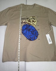 Saturdays NYC Rock Index Relaxed Short Sleeve Graphic Tee Mens Size L