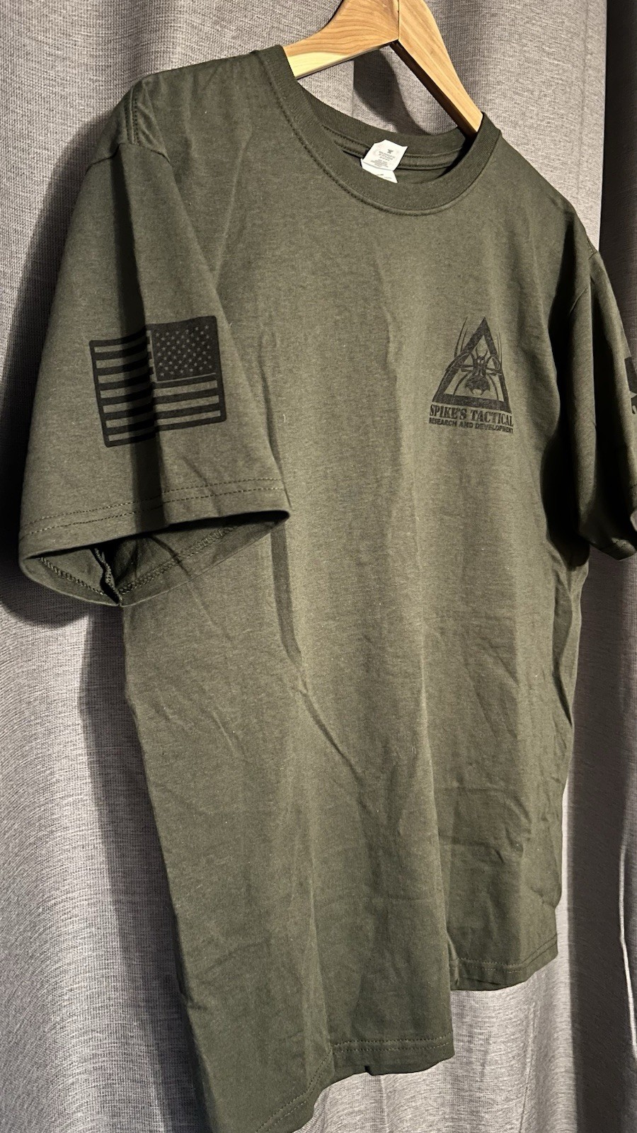 NEW Spikes Tactical Medium T Shirt OD Green Special Weapons Team gallery