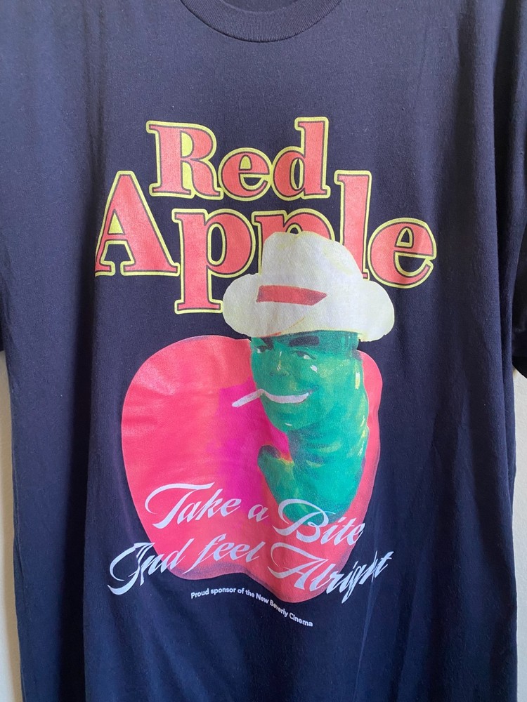 Red Apple cigarettes t shirt New Beverly Cinema Quentin Tarantino Navy Large
