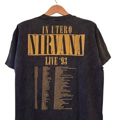 NIRVANA All Apologies Live 1993 In Utero Tour T-shirt Vintage REPRINT XL