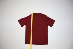 Sport-Tek Mens Medium Blank Maroon Moisture Wicking Plain T-Shirts Lot of 6