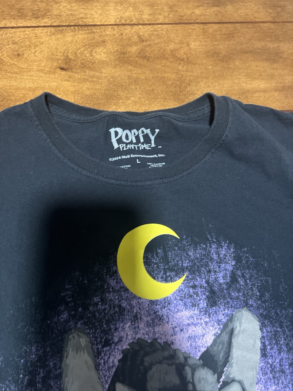 POPPY-PLAYTIME Large t shirt Graphic Black Size gallery