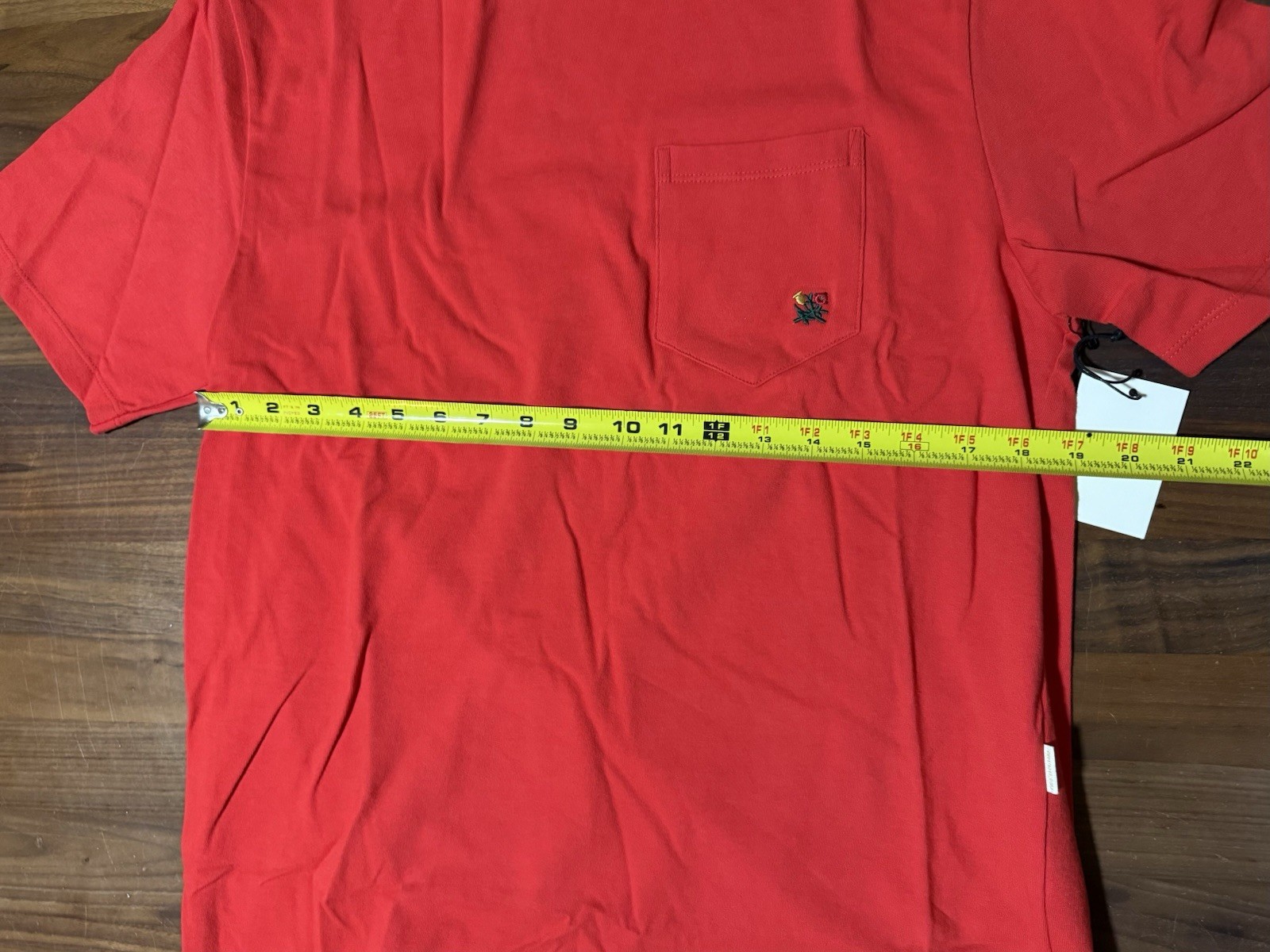 Aime Leon Dore ALD Crest Pocket Tee in True Red Men’s Sz Medium T-Shirt gallery