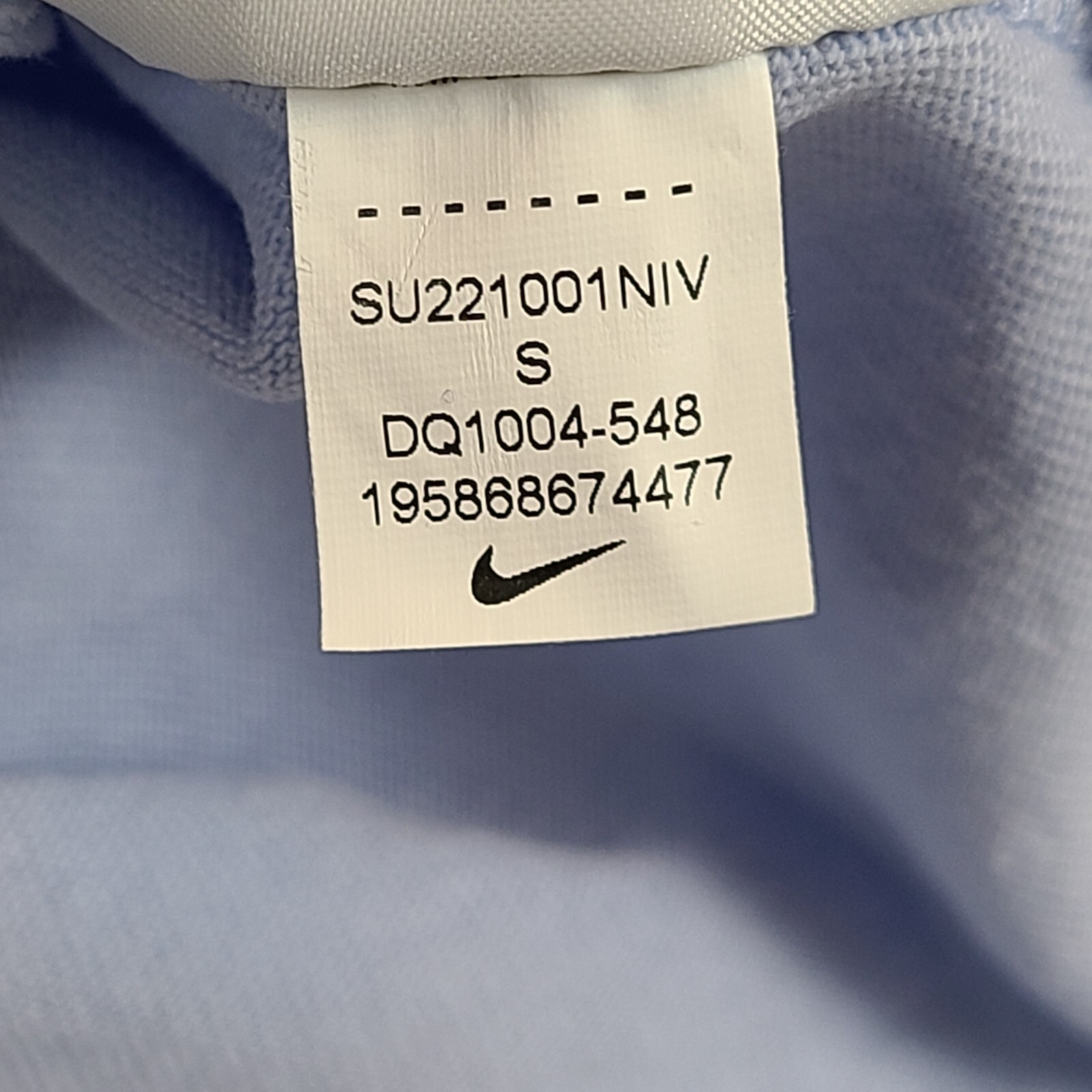 Nike Shirt Adult Small Blue Short Sleeve Casual Outdoors Comfort Mens gallery