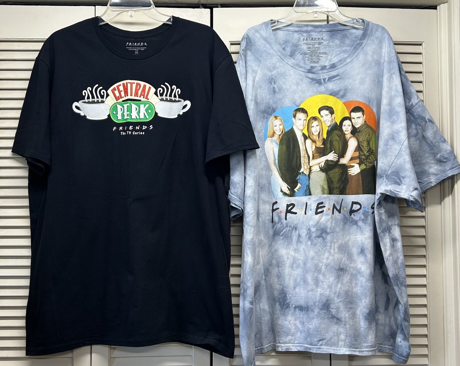 Friends T-shirts Lot of 2 Short Sleeves Size 2XL Friends Graphic 100% Cotton gallery