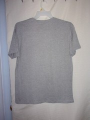 BROOKLYN VERTICAL MENS GRAY GRAPHIC T-SHIRT SIZE LARGE “ONE MONTH CAN’T HOLD…”