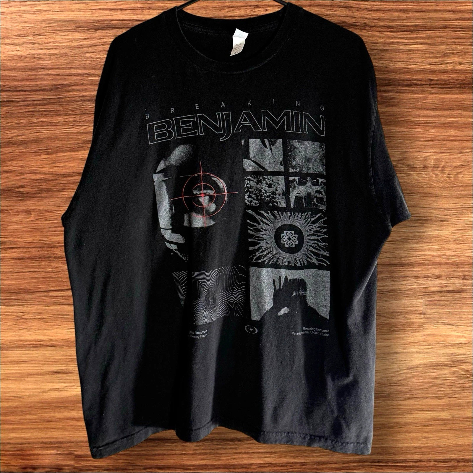 Breaking Benjamin rock tour concert black color shirt reprint VK12704 gallery