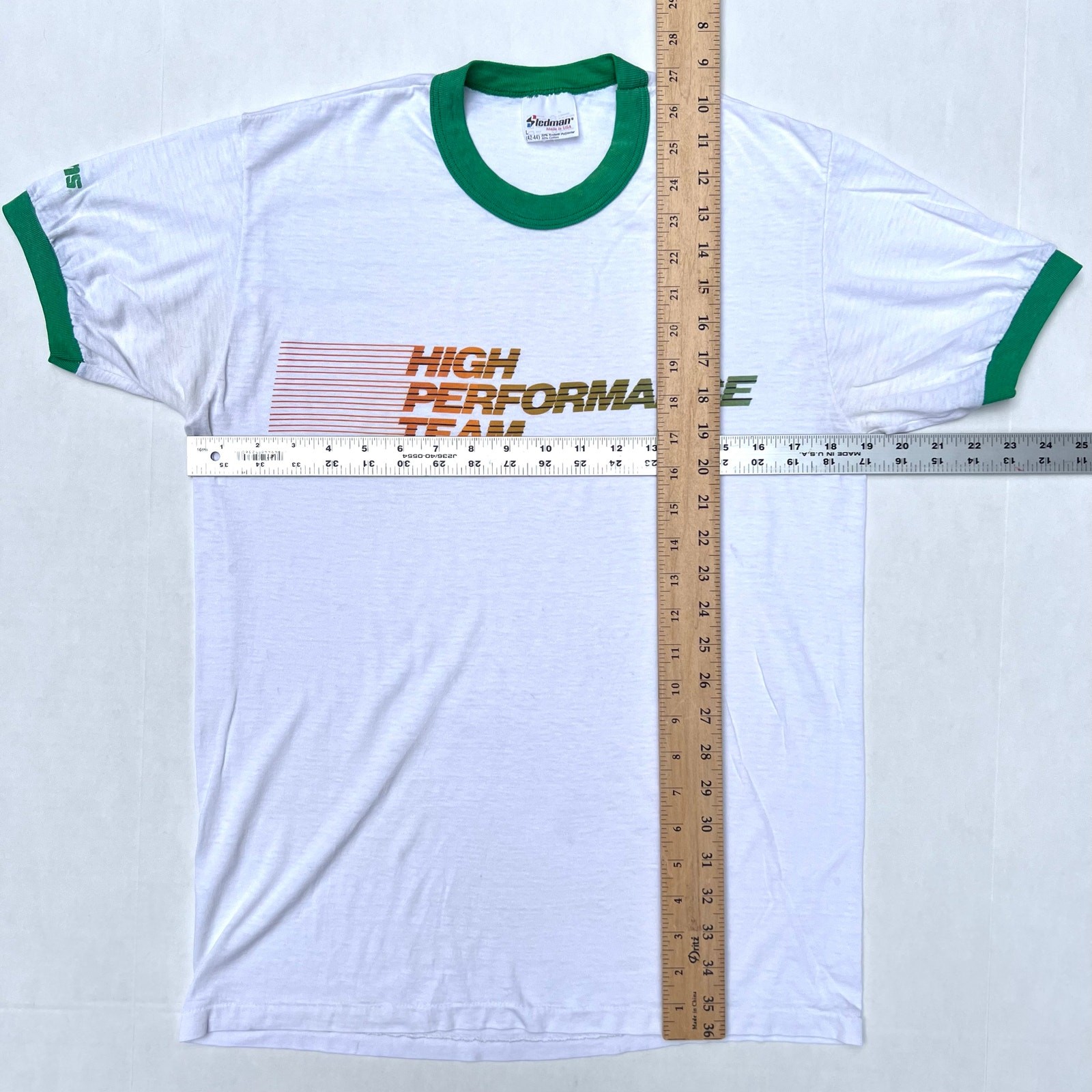 True Vintage 80s High Performance Team Stedman Ringer Obscure Tee T Shirt M gallery