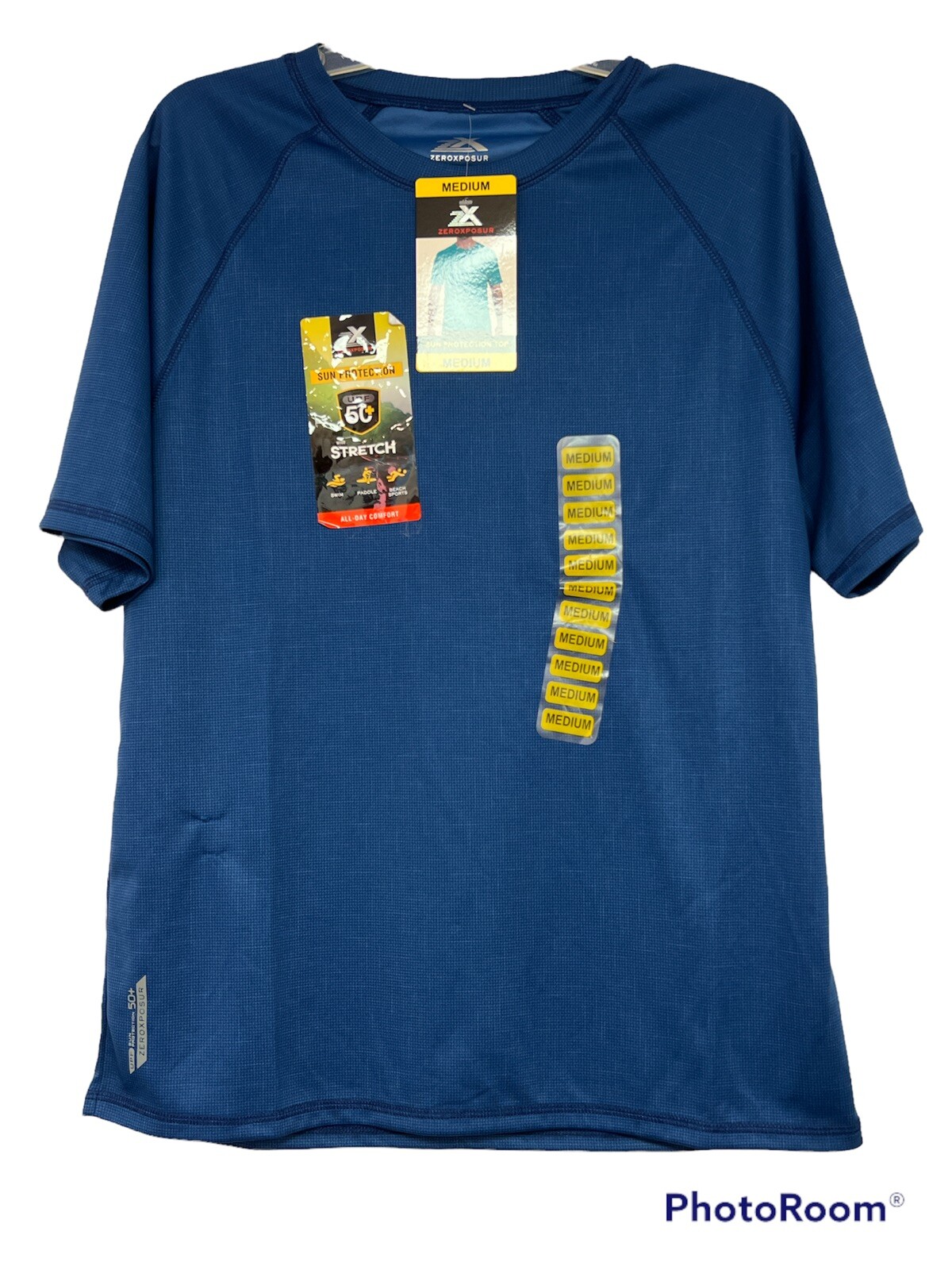 Zeroxposur Sun Protection UPF 50+ Short Sleeve Shirt Sz M gallery