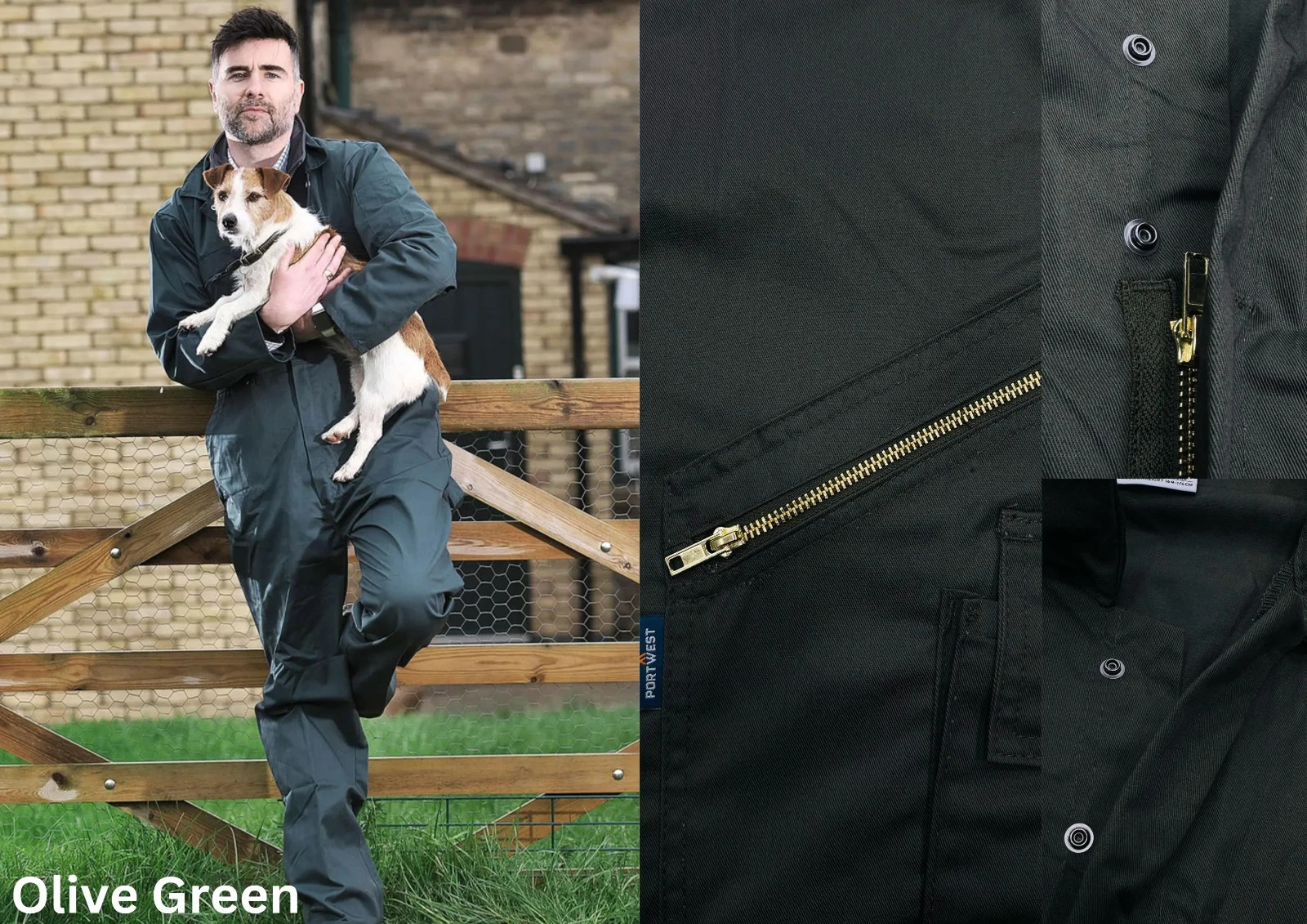 Embroidered Mechanic Overalls – Personalized Workwear, Father's Day Gift gallery