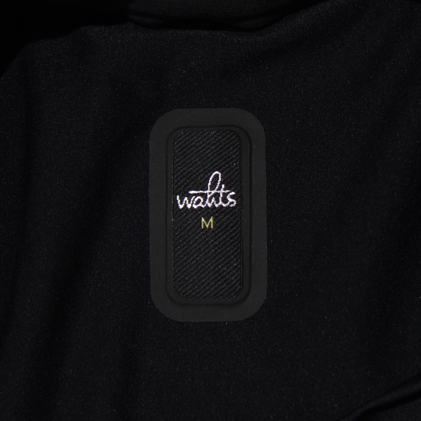 Wahts NWT Short Sleeve T-Shirt Size Medium in Solid Black Nylon Blend gallery
