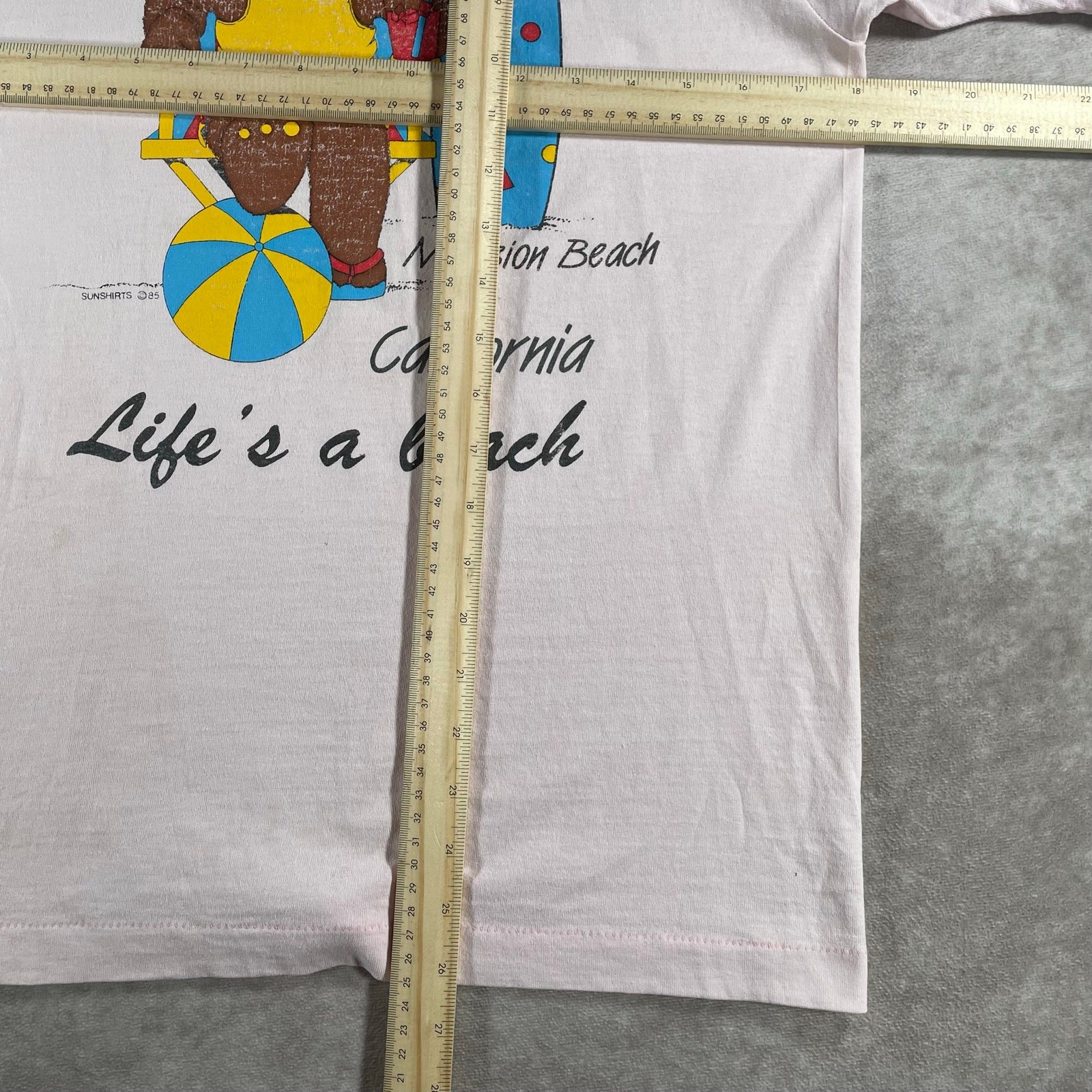 80’s 1985 California Beach Beachy Vintage T-shirt Medium gallery
