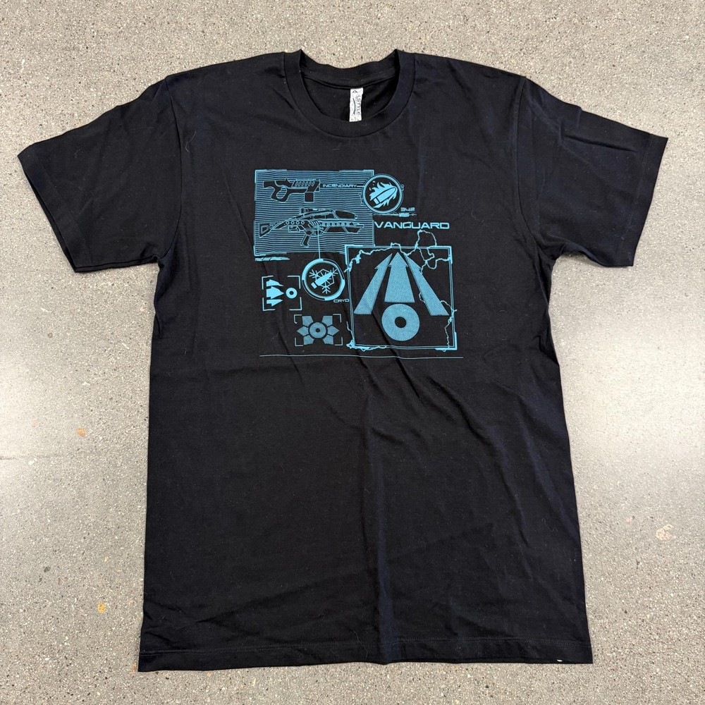 Vintage Bioware Mass Effect Vanguard Class T Shirt RARE M