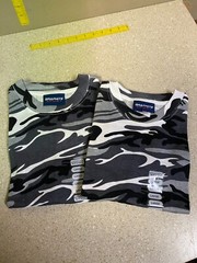 Pack of 2, Snow Camo, Graphite Sport S/S T-Shirts – Large