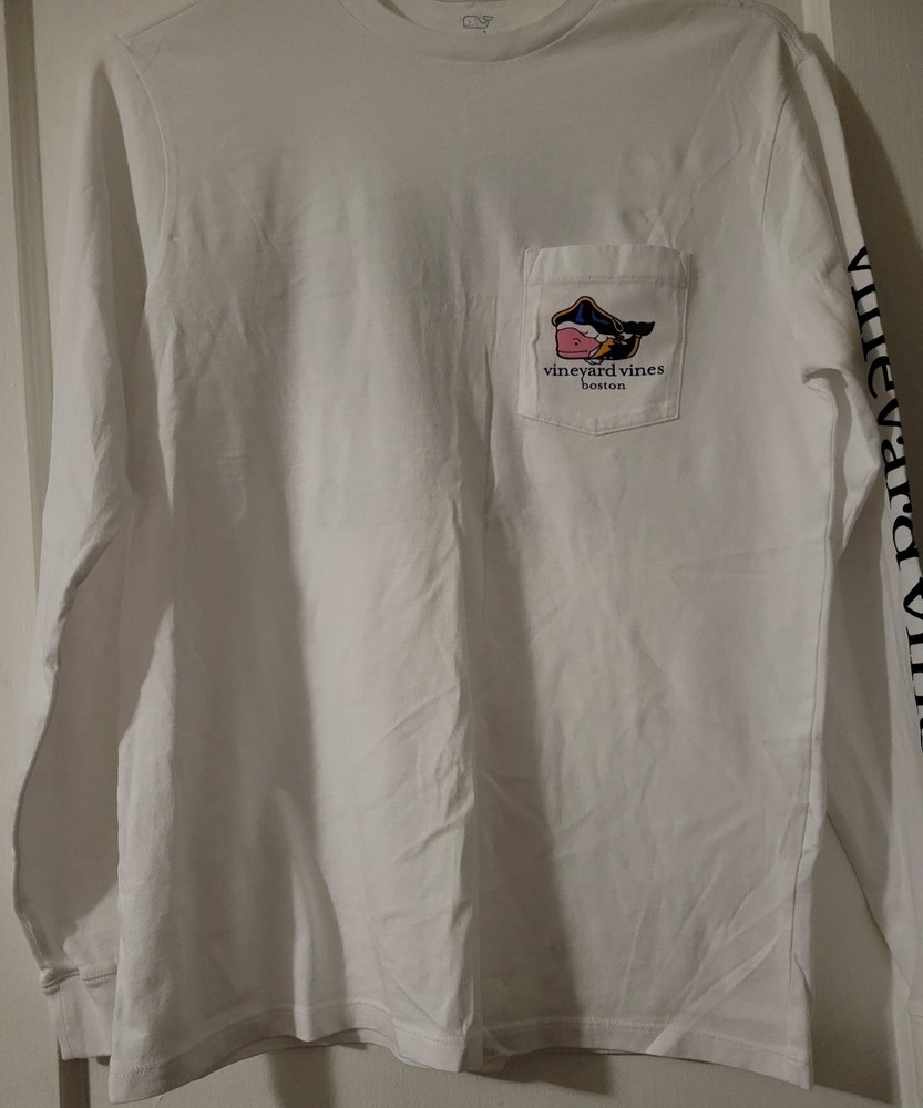 Mens Vineyard Vines Long-sleeved Crew Neck Tee Shirt