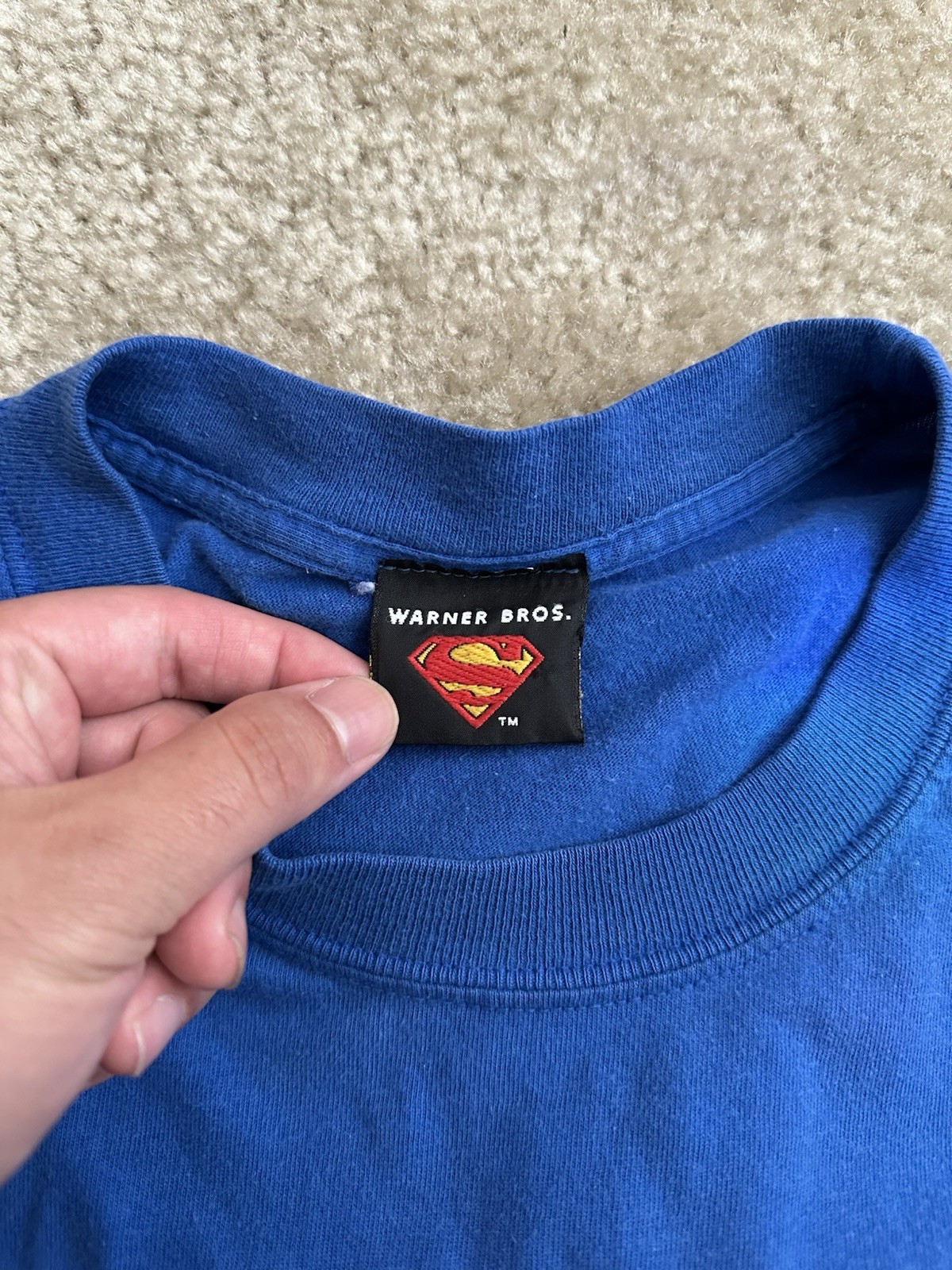Warner Bros. DC Comics Superman Logo shirt gallery