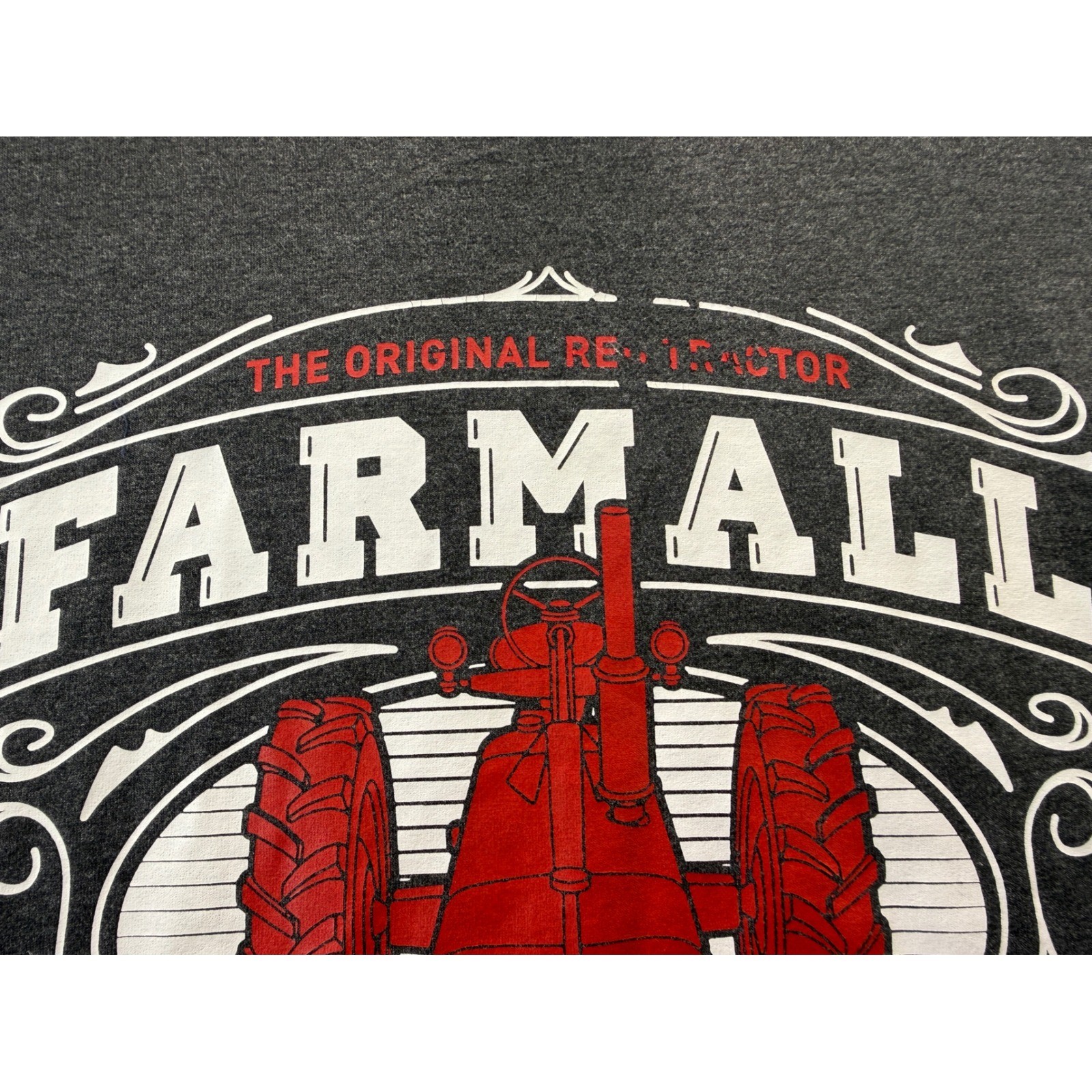 Case IH Farmall Tractor T-Shirt Mens 3XL Tall Gray Graphic Short Sleeve Tee gallery