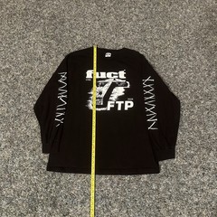 Fuct x FTP Size Large Long Sleeve tee RARE COLLAB Black