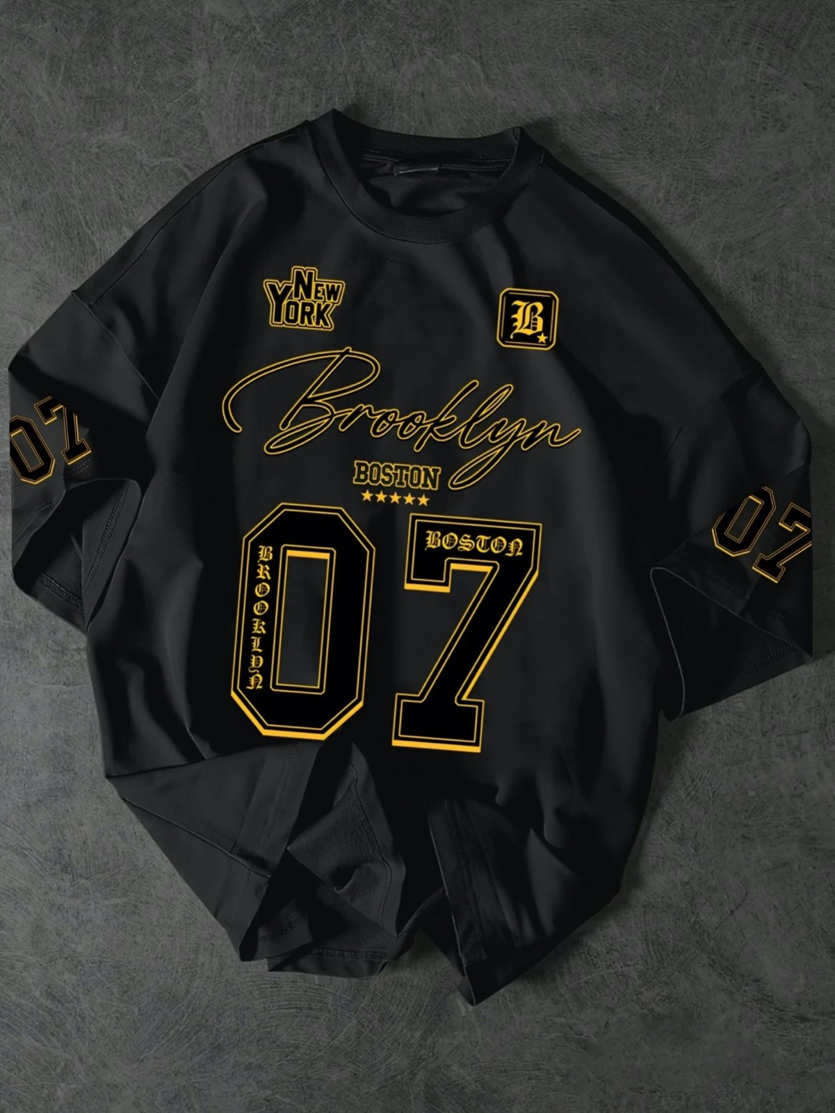 Brooklyn 07 Graphic Tee Hip Hop Streetwear New York Urban Boston T Shirt XS-4XL gallery