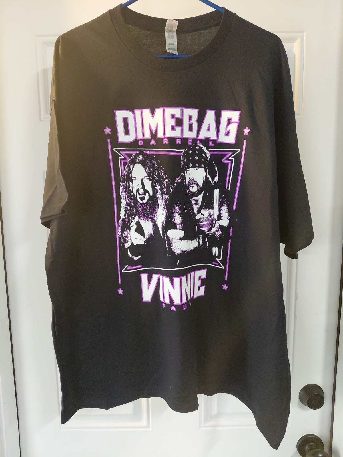 Abbott Brothers Vinnie Paul Dimebag Darrell Pantera Mens Black Shirt New LARGE gallery