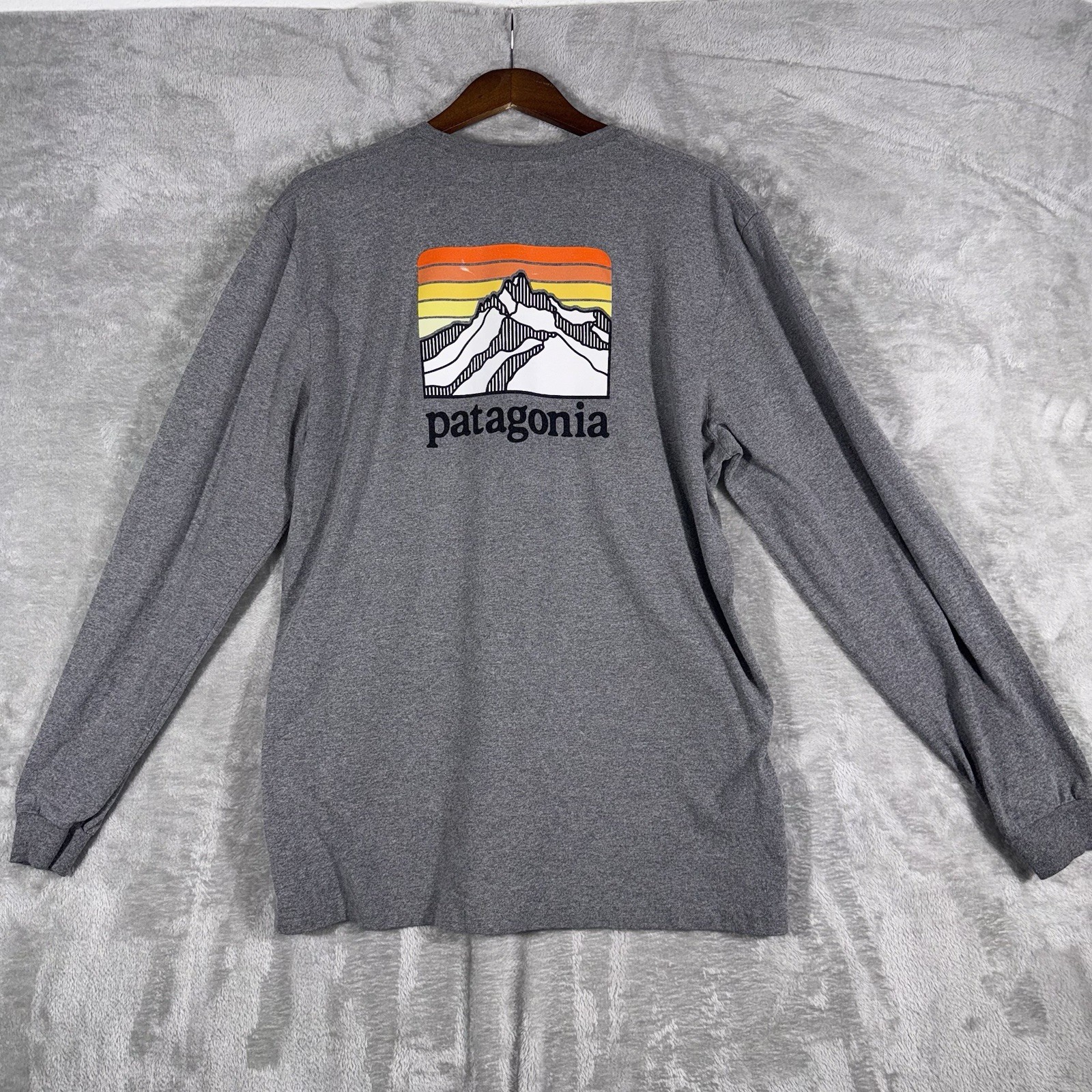 Patagonia Men’s Long Sleeve Size Large Reg Fit Hiking Casual Outdoor Activities