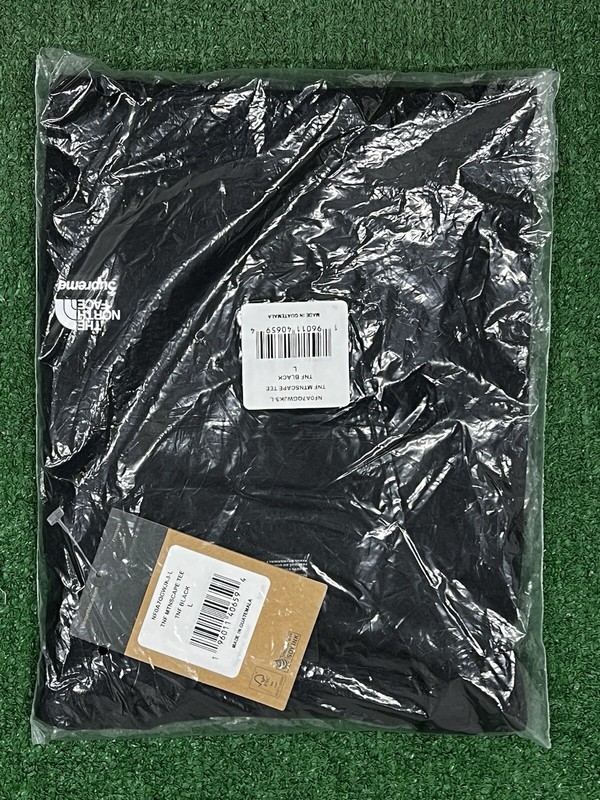 BUNDLE 3 Supreme Tees Kaws Box Logo Thrasher Hype Lot North Face Large Skyline gallery