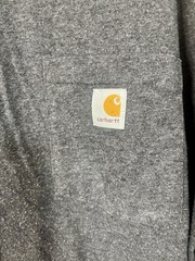 Carhartt Gray Solid Henley T-Shirt Short Sleeve Original Fit Men’s 3XL Tall