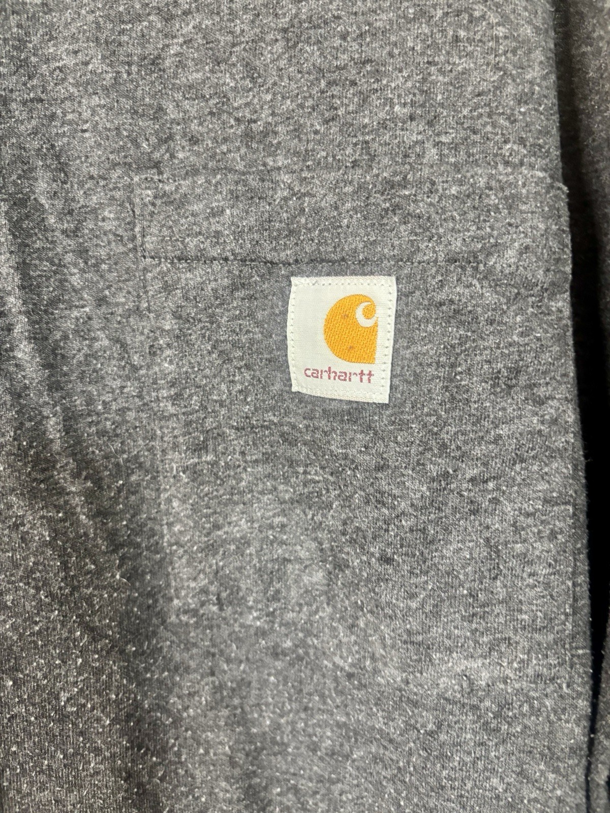Carhartt Gray Solid Henley T-Shirt Short Sleeve Original Fit Men's 3XL Tall gallery