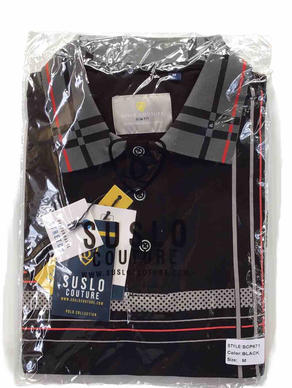 Men's Luxurious Polo Shirt,Italian Style,Stretch M to 4XL.…A5.A gallery