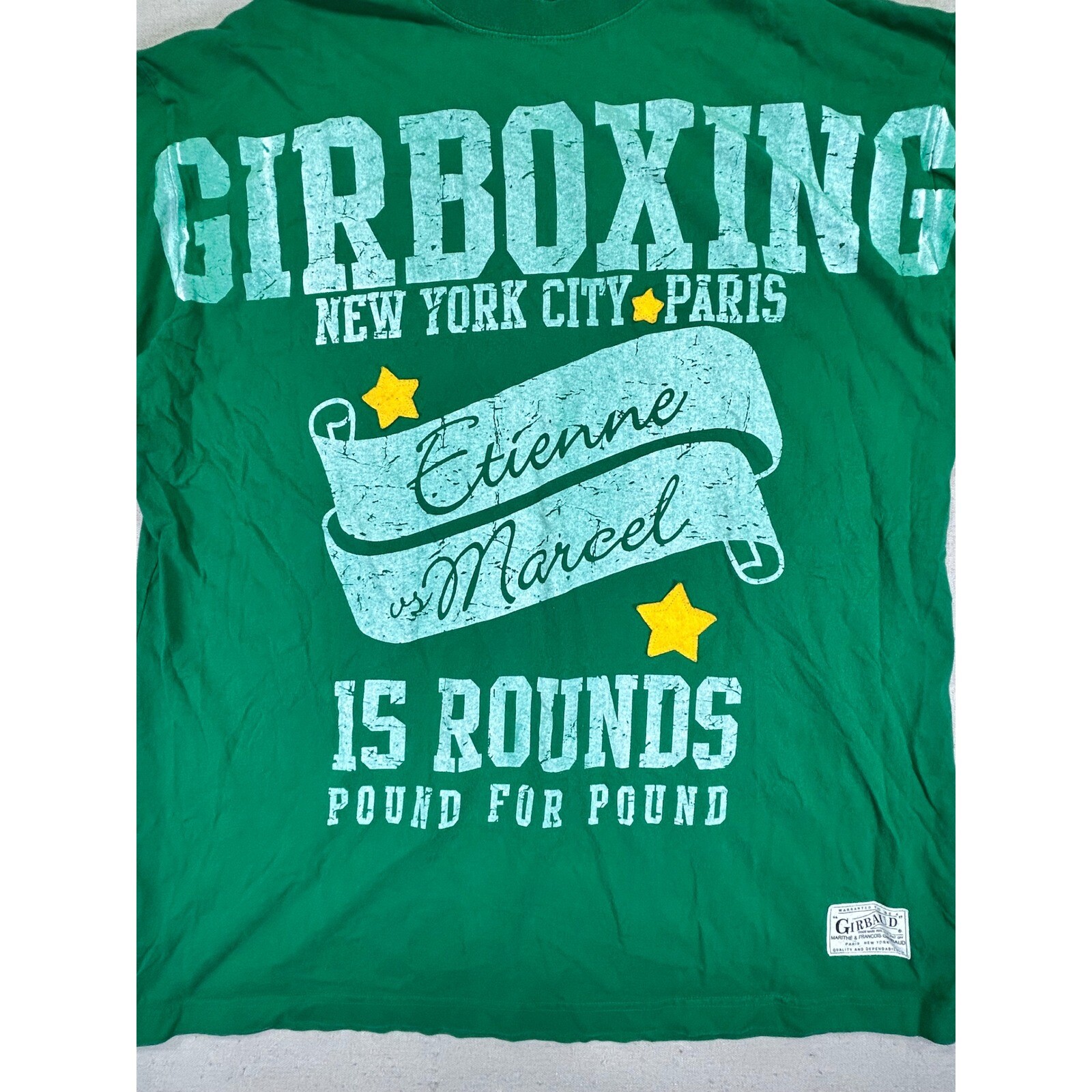 Marithe' Francois Girbaud 2XL T-Shirt GIRBOXING BLOOD SWEAT TEARS gallery