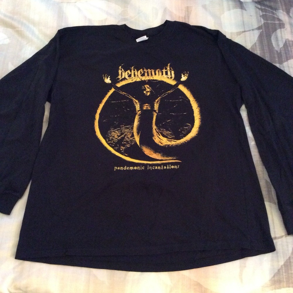 BEHEMOTH Pandemonic LS Shirt XL, Azarath, The Chasm, Inquisition, Urgehal