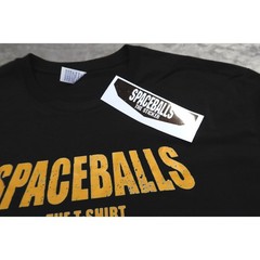 Spaceballs The T Shirt Black Basic Crew Neck Men’s 2XL New Retro 90 Free Decal