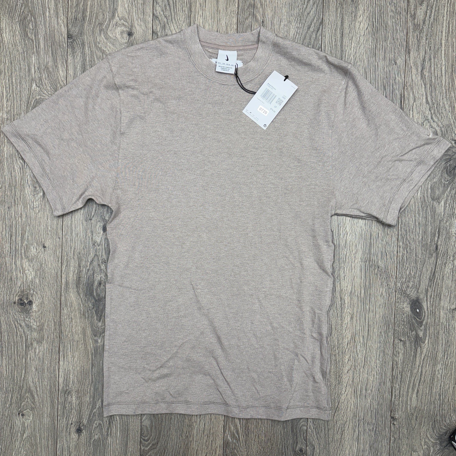 Nike T Shirt Size 2XS Unisex Adult Light Brown Wool Classics $70 gallery