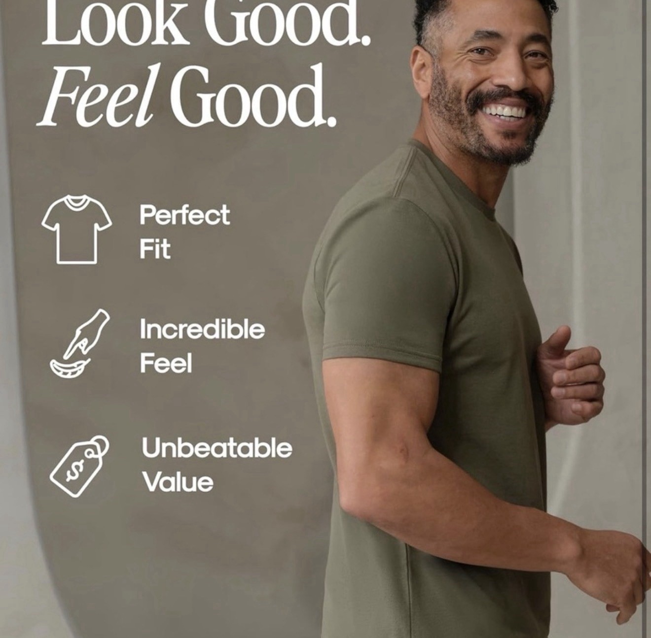 True Classic Men’s T-Shirts 3-Pack - Crew Neck Short Sleeve - NEW IN BAG gallery