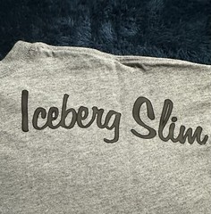 Iceberg Slim T-Shirt Gray XL Iron On Reflections Pimpin’ Ain’t Easy