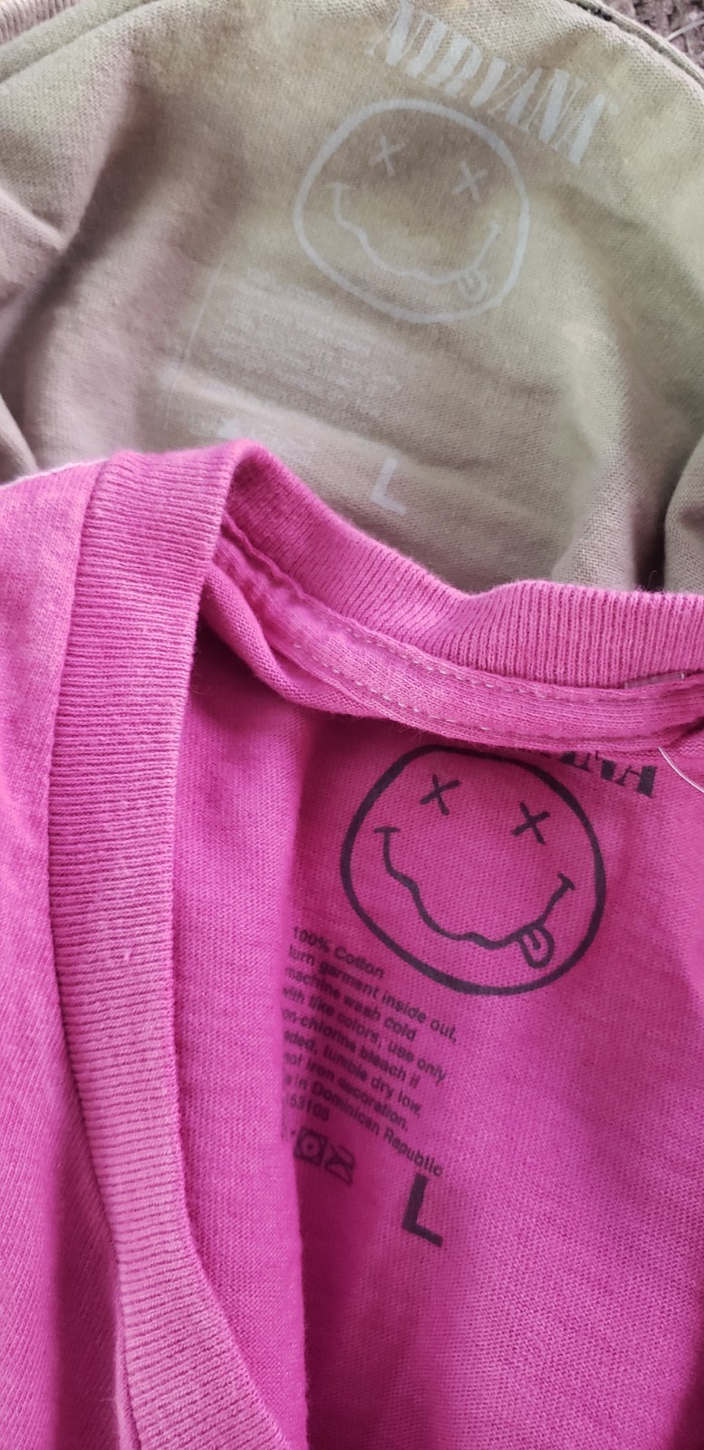 Nirvana T Shirts Size Large New! In Utero ! Kurt Cobain.Buyer GetsBoth! SEE PICS gallery