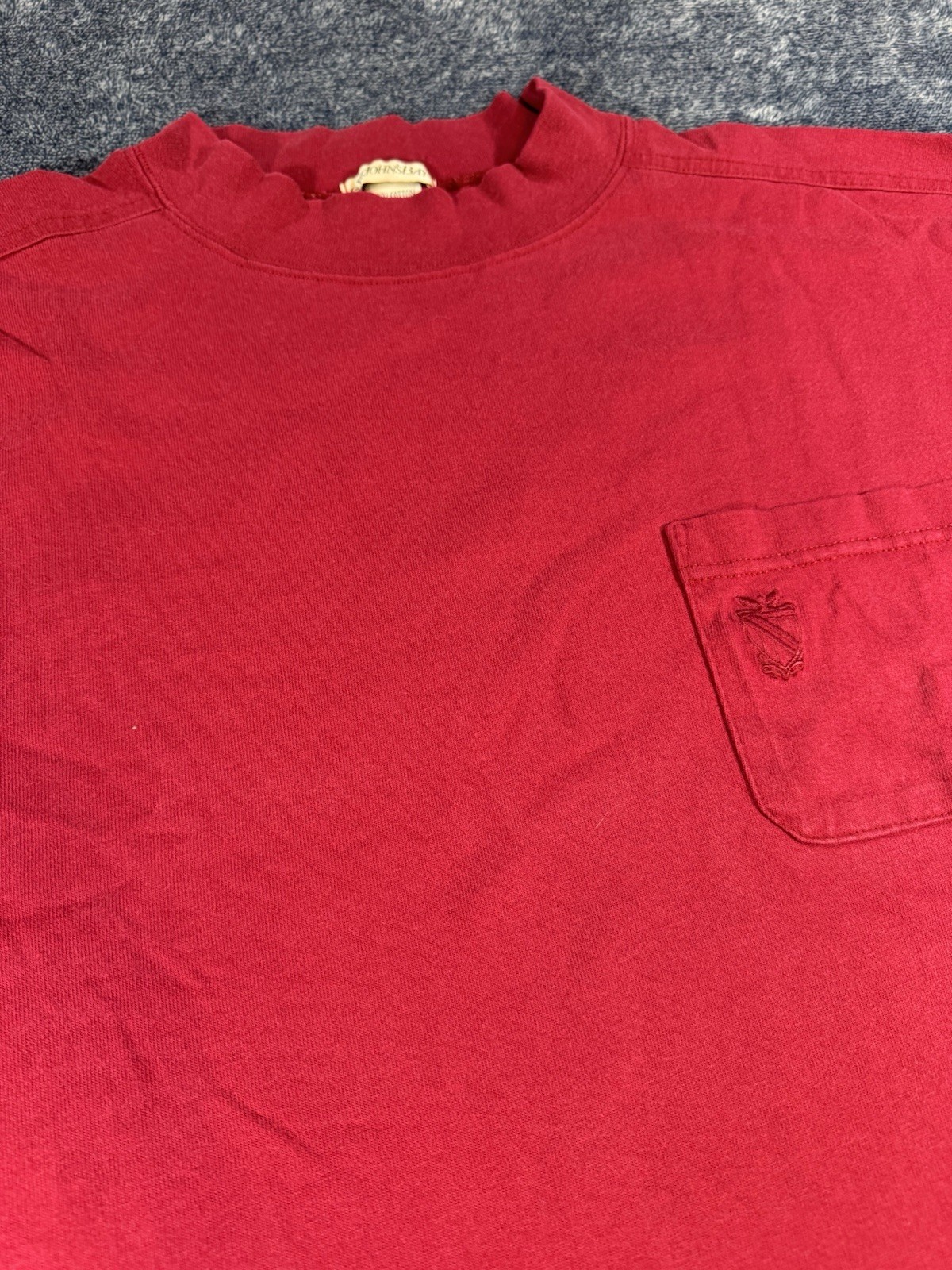 VINTAGE St Johns Bay Shirt Men’s 1XLT Pullover T 90s Box Style Tee gallery