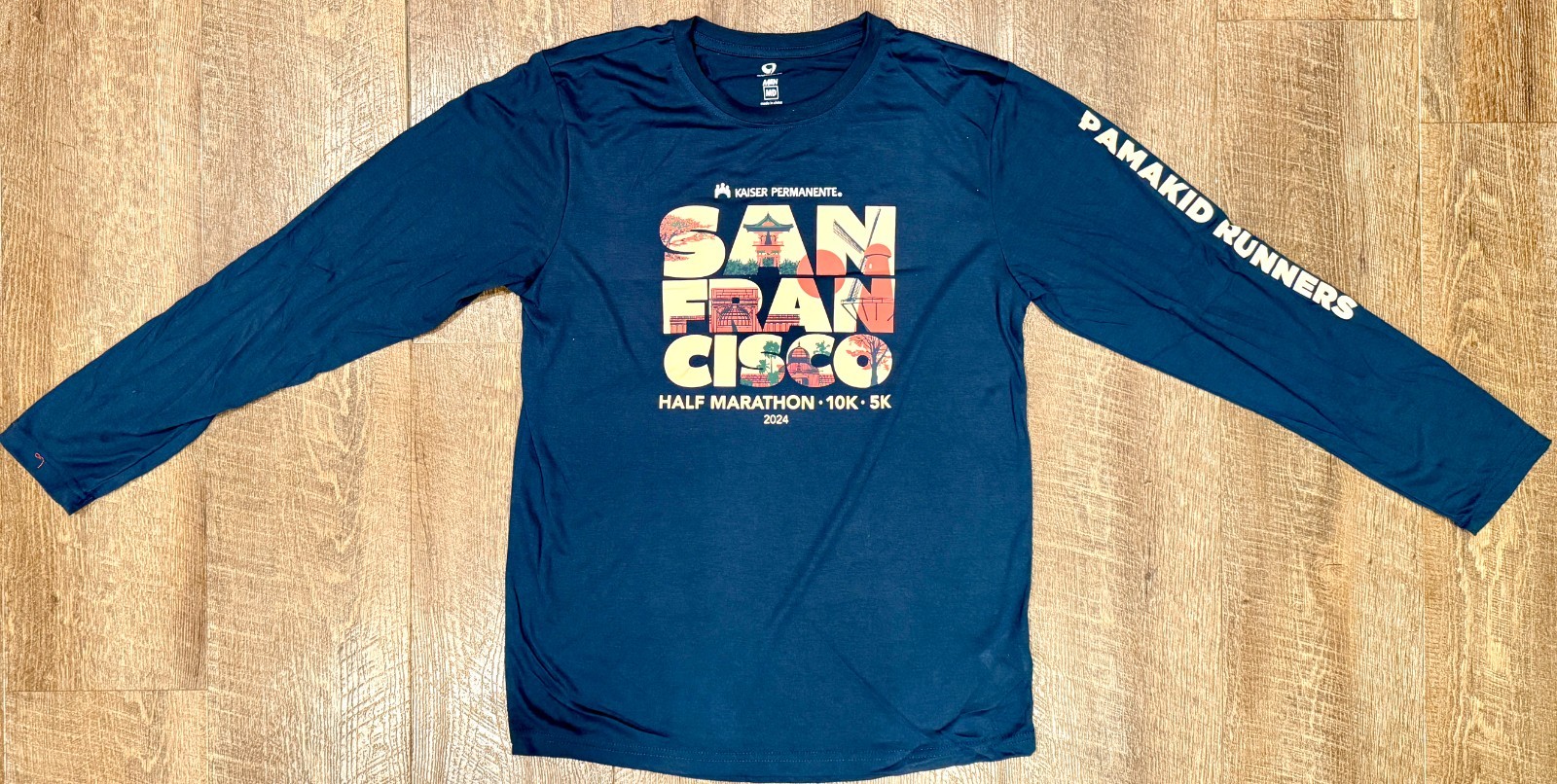 New 2024 KPSF Kaiser San Francisco Half Marathon 10k 5k Men's MED Race T-Shirt gallery